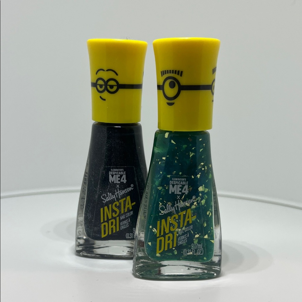 Sally Hansen Insta-Dri Minions Nail Polish Set - Black and Green
